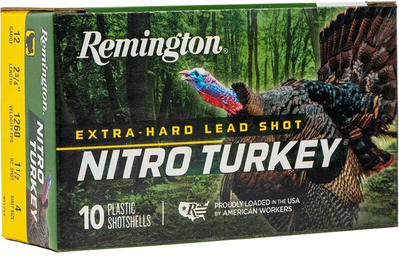 Nitro Turkey, 12 Gauge, 4 Shot, 2-3/4 in, 1 1/2 oz, 1260 fps